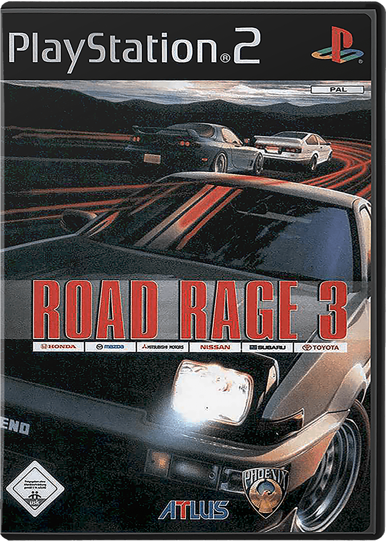 Road Rage 3 box art for Playstation 2